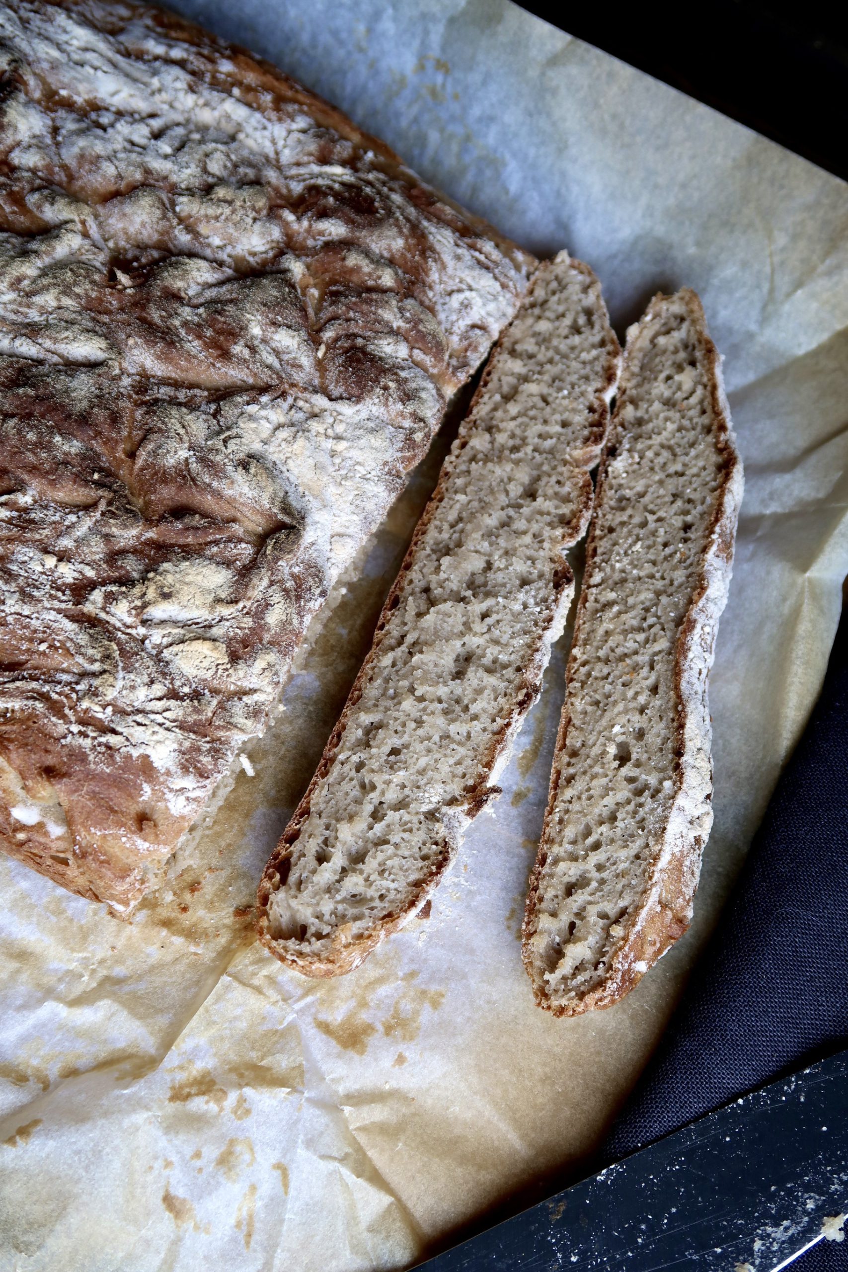 Lantbröd i långpanna 